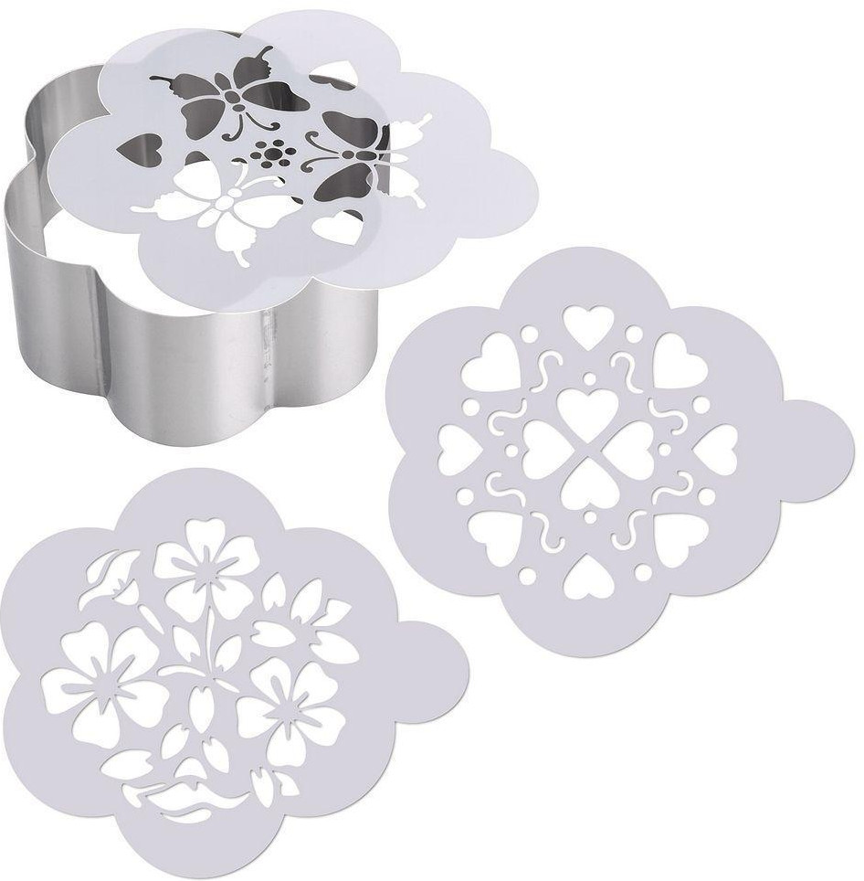 Форма кулинарная с трафаретами «Цветок» | Мультидом Трейдинг