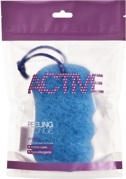Губка для душа пилинговая | Active | Suavipiel