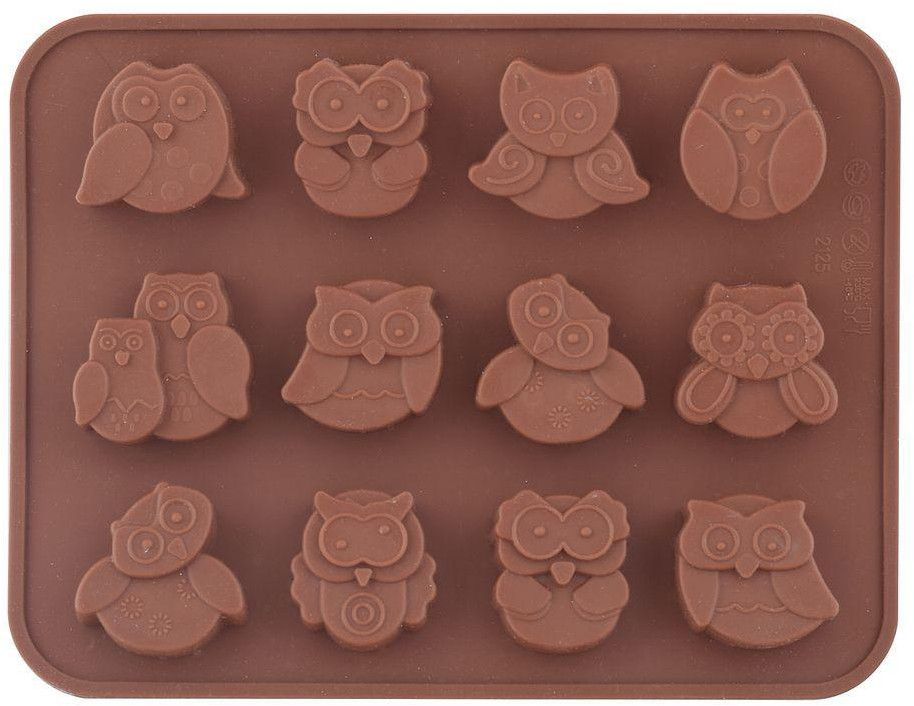 Форма для шоколадных конфет «Совы» | Мультидом Трейдинг