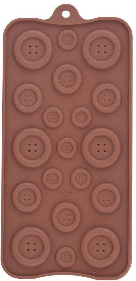 Форма для шоколадных конфет «Пуговицы» | Мультидом Трейдинг