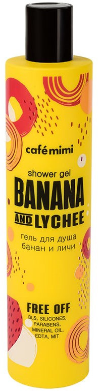 Гель для душа «Банан и личи» | Free off | Cafe mimi