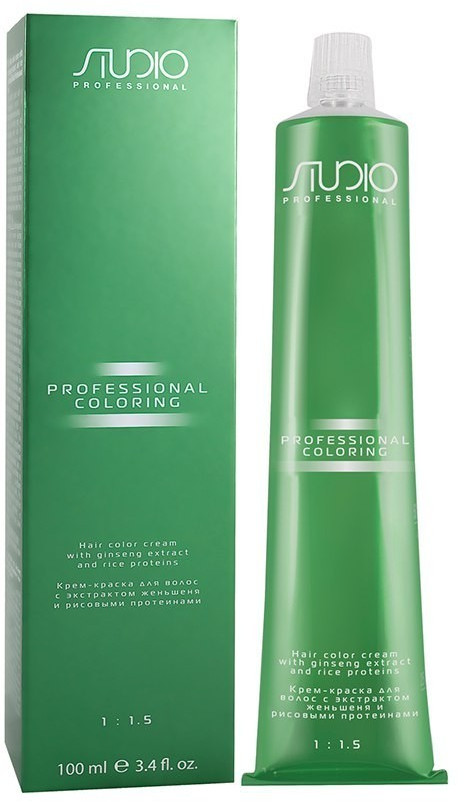 Крем-краска для волос с экстрактом женьшеня, оттенок 5.8 Шоколад | Studio Professional | Kapous Professional