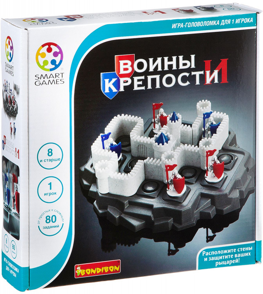 Игра настольная «Воины и крепости» | Smart games | Bondibon