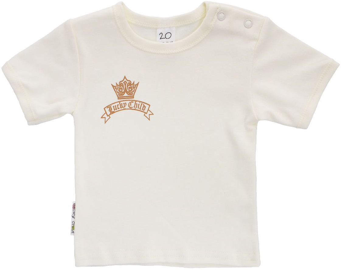 Футболка для мальчиков | Экрю | Lucky Child