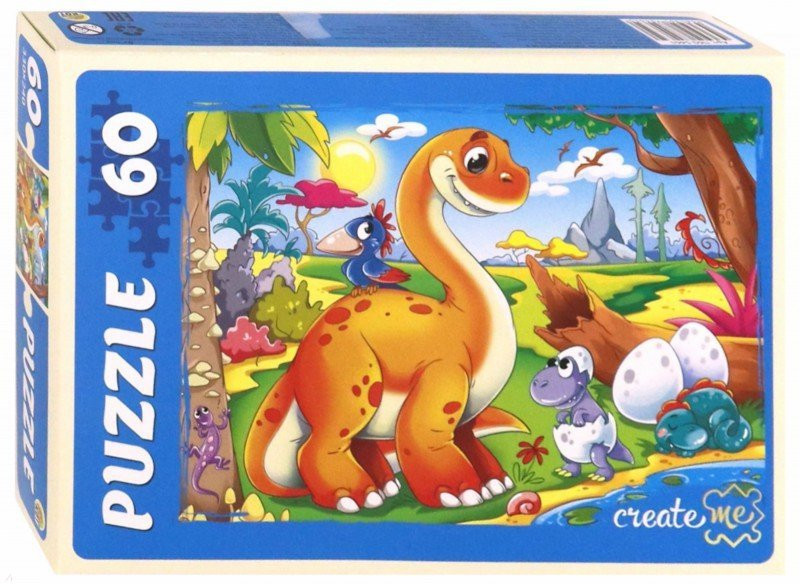 Пазл «Динозавры» | Create me | Рыжий кот
