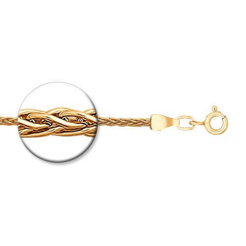 Цепь из золочёного серебра | SOKOLOV