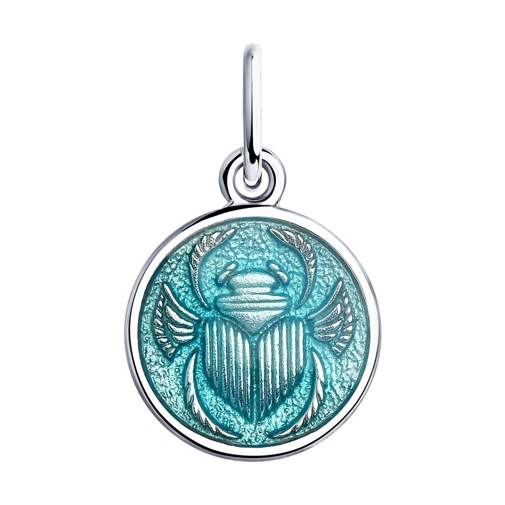 Подвеска из серебра с эмалью | SOKOLOV