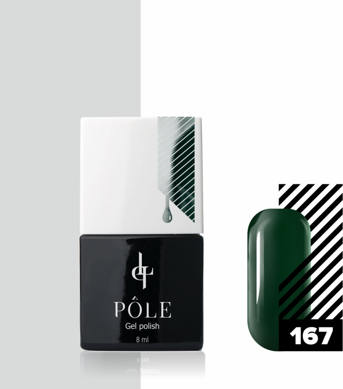 Гель-лак для ногтей, оттенок 167 Тропический лес | Pole