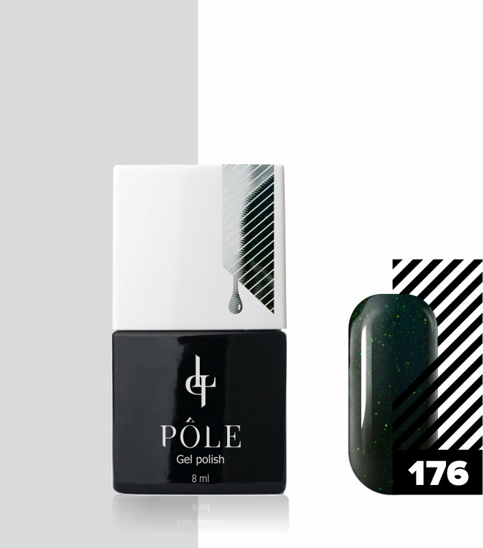 Гель-лак для ногтей, оттенок 176 Ночные джунгли | Pole