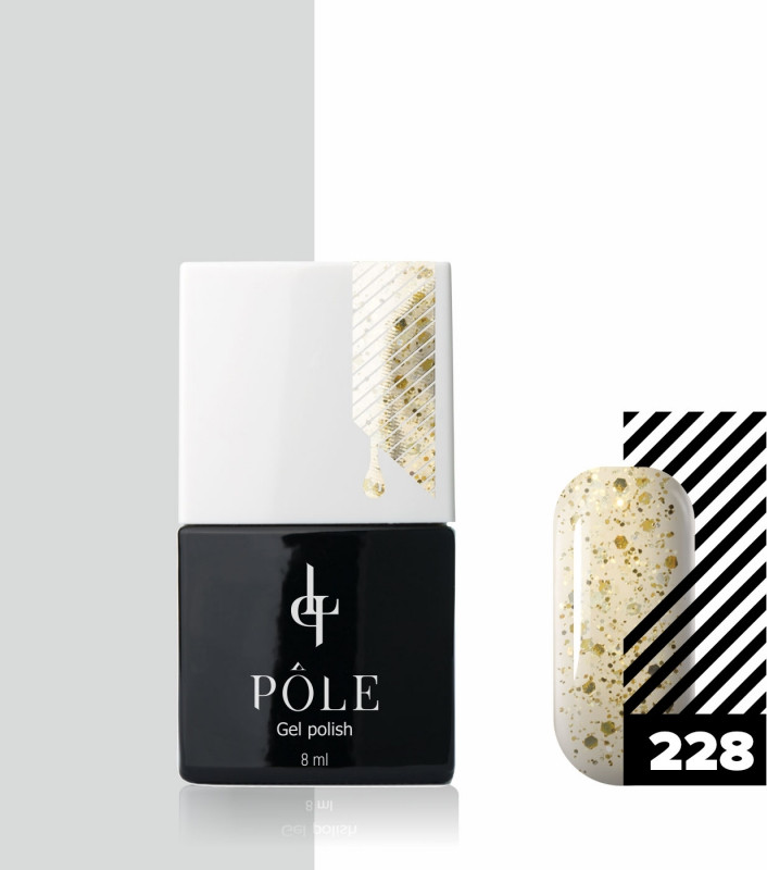 Гель-лак для ногтей, оттенок 228 Сокровище королевы | Pole