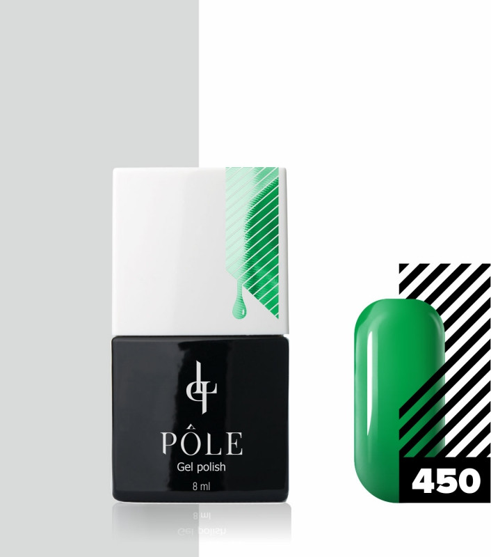 Гель-лак для ногтей, оттенок 450 Тропическая лиана | Pole