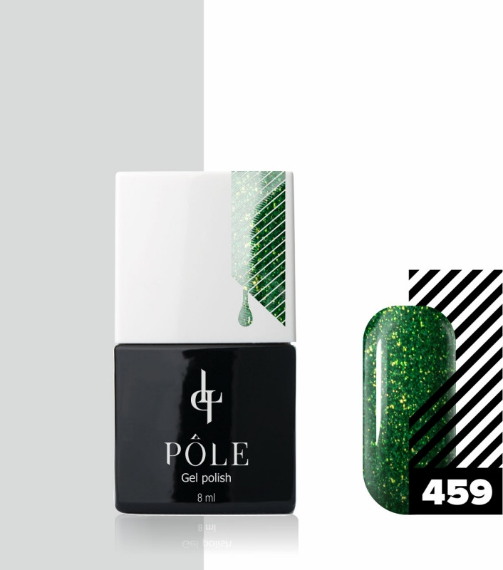 Гель-лак для ногтей, оттенок 459 Изумрудный лес | Pole