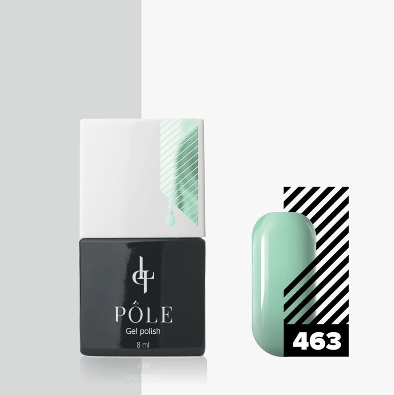 Гель-лак для ногтей, оттенок 463 Фисташковый десерт | Pole