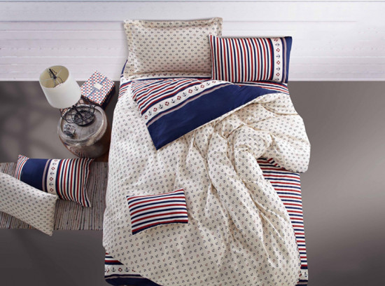 Комплект постельного белья (1,5-спальный, twill-сатин, 1 наволочка 50×70 и 1 наволочка 70×70)