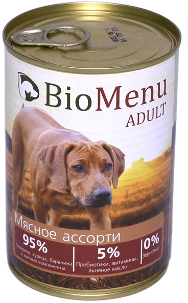 Корм для собак мясное ассорти | Adult | BioMenu