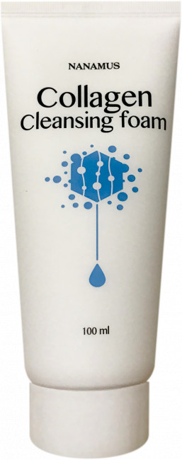 Пенка для умывания лица с гидролизованным коллагеном | Nanamus