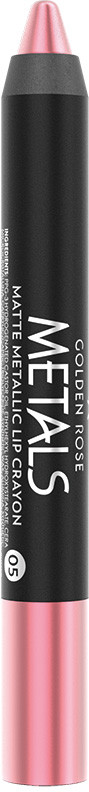 Помада-карандаш для губ «Matte Lip Crayon», тон 05 | Metals Metallic | Golden Rose
