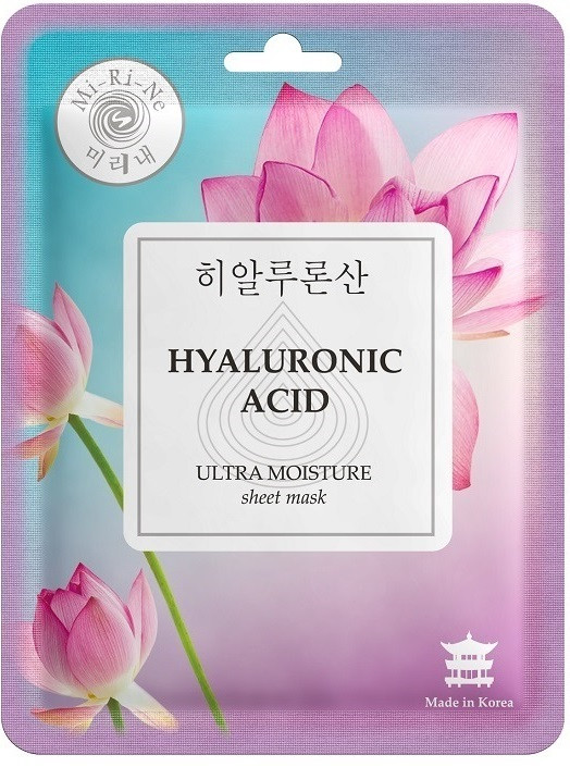 Маска для лица тканевая ультраувлажняющая с гиалуроновой кислотой | Mi-Ri-Ne