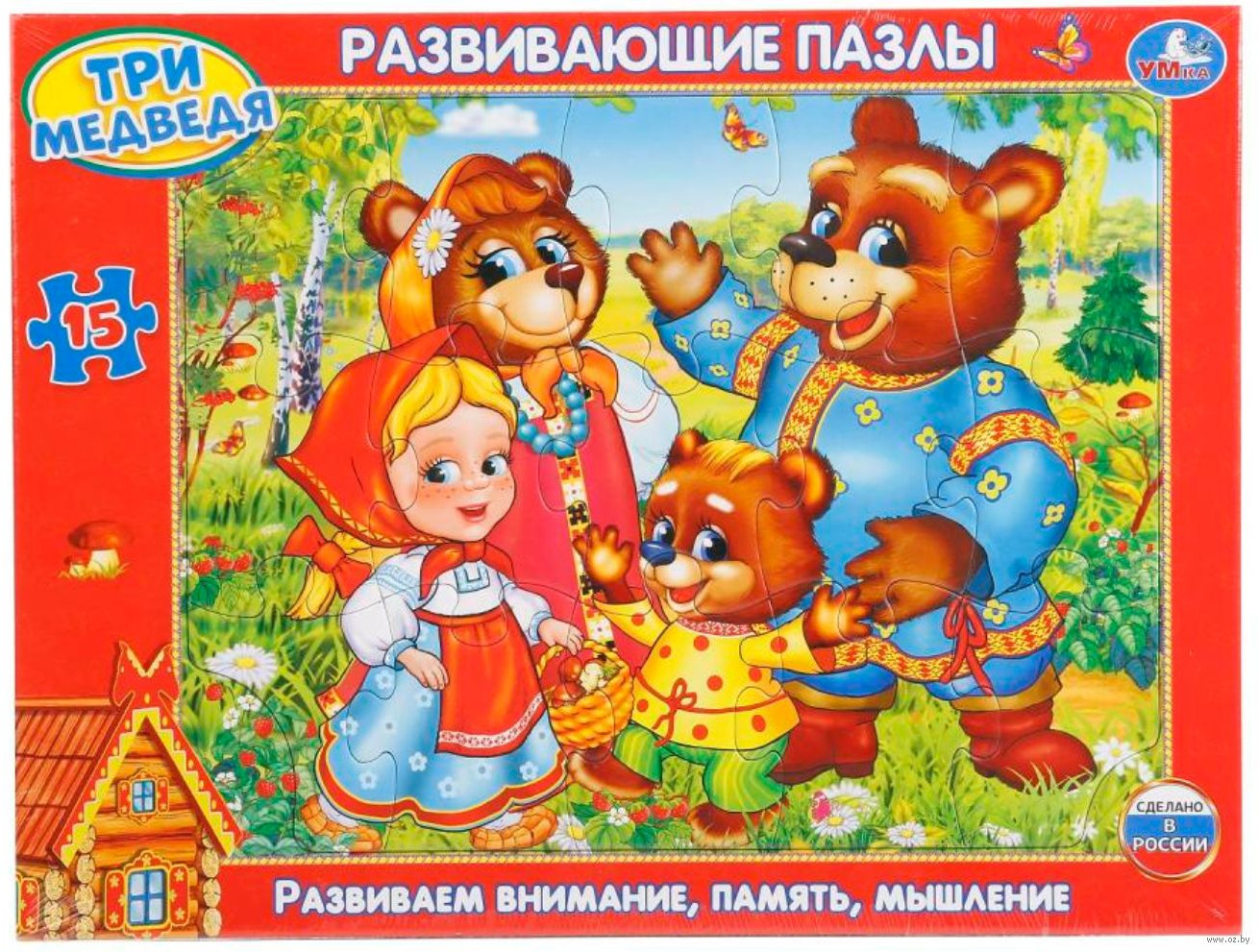 Пазл в рамке «Колобок» | УМка