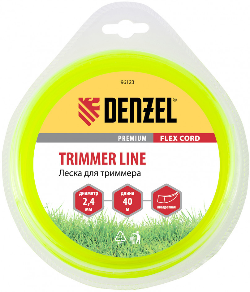 Леска для триммера (квадрат) | Denzel