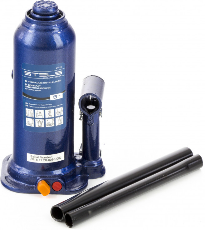 Домкрат гидравлический бутылочный в пластиковом кейсе | Stels