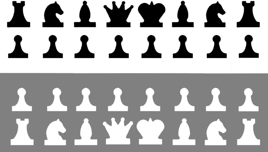 Набор магнитных фигур для демонстрационных шахмат | Десятое королевство