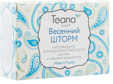 Мыло натуральное для лица и тела «Весенний шторм» | Teana