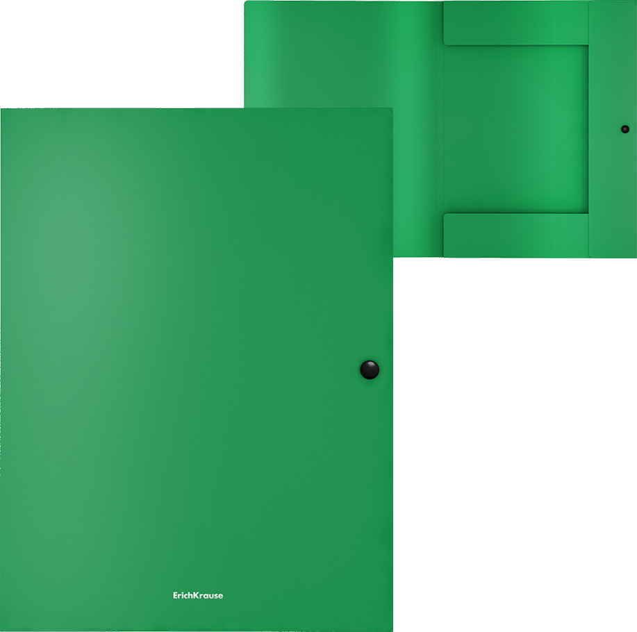 Папка на кнопке с 3 клапанами | Classic | Erich Krause