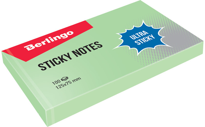 Блок самоклеящийся | Ultra Sticky | Berlingo