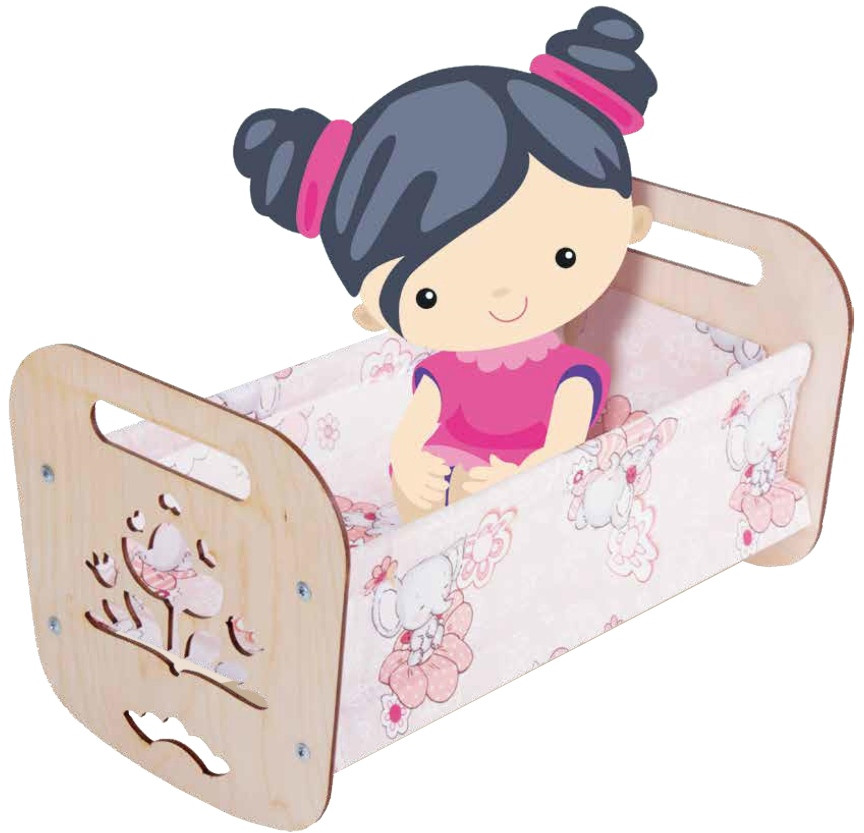 Кроватка для кукол «Катюша» | Десятое королевство