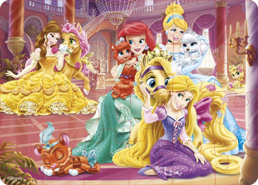 Пазл мягкий «Королевские питомцы-2» | Дисней | Десятое королевство