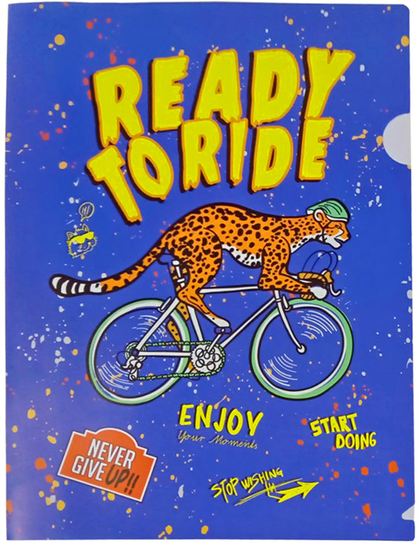 Папка-уголок пластиковая с принтом | Swag