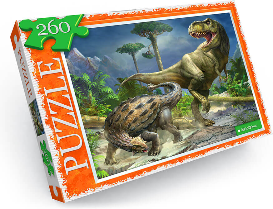 Пазл «Два динозавра» | Danko Toys