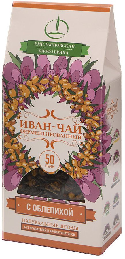 Иван-чай ферментированный с облепихой | Емельяновская Биофабрика