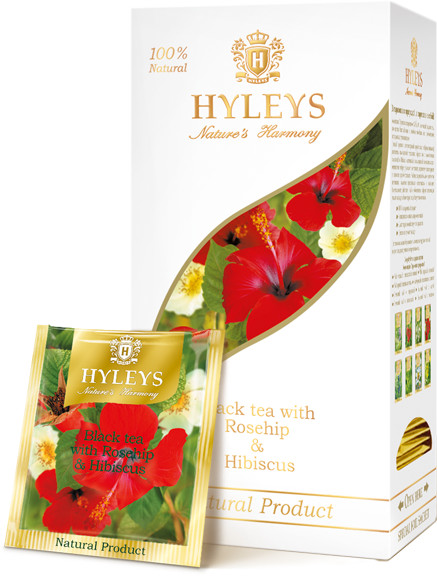 Чай черный c шиповником и каркаде | Гармония природы | Hyleys