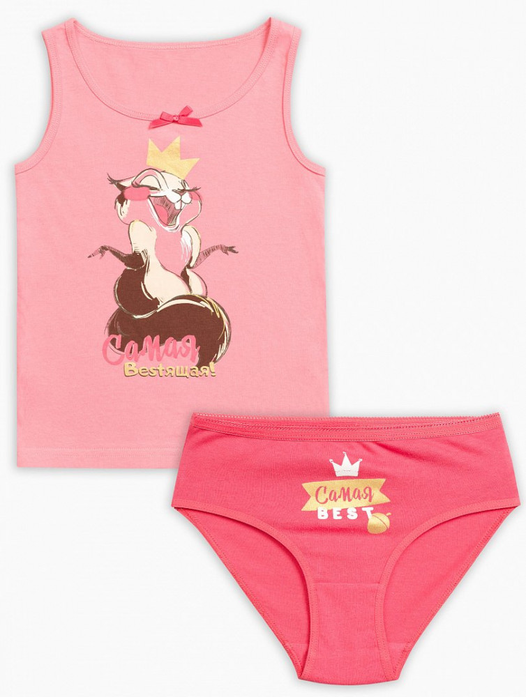 Комплект для девочек: майка и трусы | Pelican