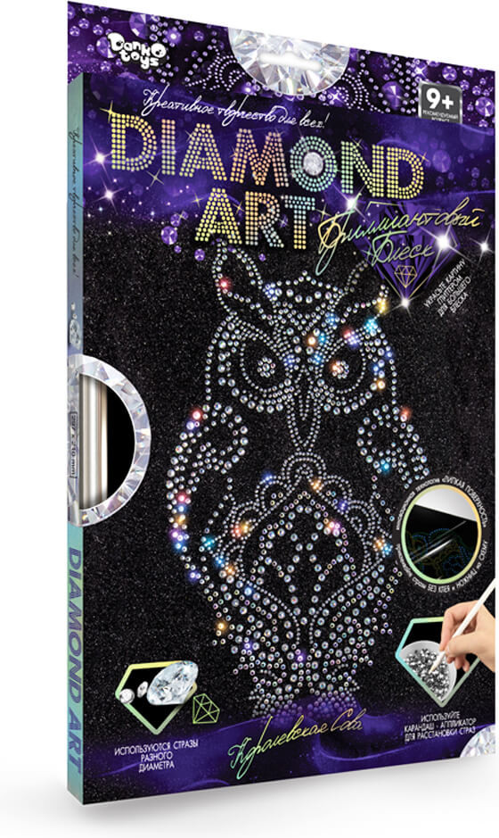 Набор для декорирования картины стразами «Королевская cова» | Diamond art | Danko Toys