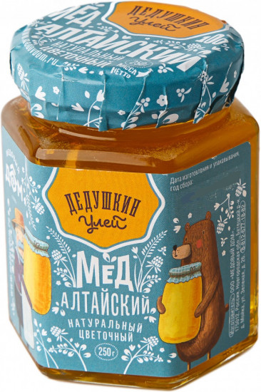 Мед натуральный цветочный «Алтайский»