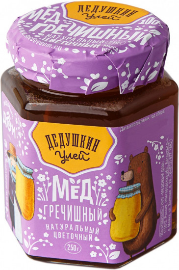 Мед натуральный цветочный «Гречишный»