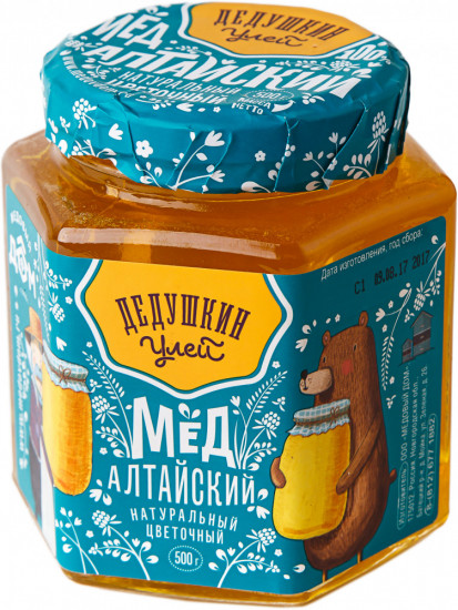 Мед натуральный цветочный «Алтайский»