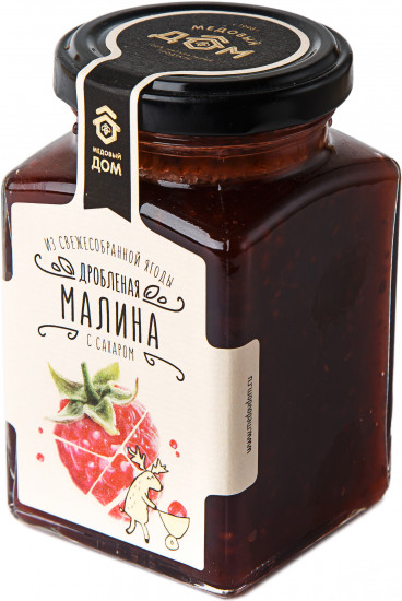 Малина дробленая с сахаром