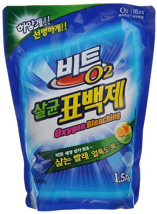 Отбеливатель кислородный «Beat O2 Sterilizing Bleach» | CJ Lion