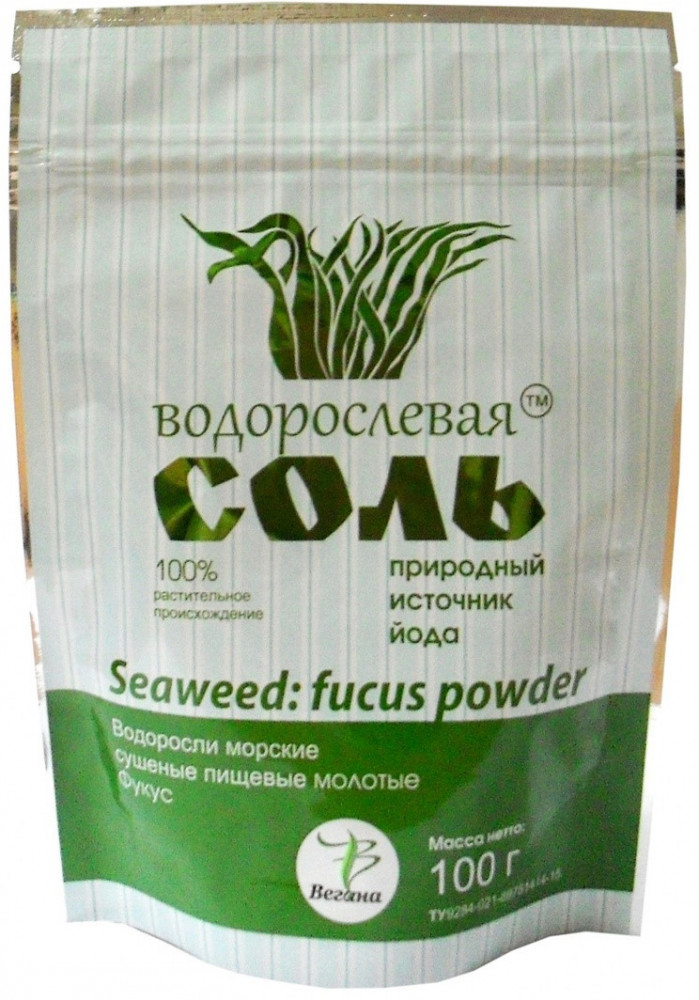 Соль водорослевая «Фукус» | Водорослевая соль | Garnec