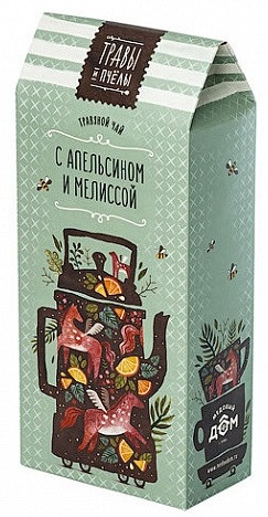 Чай травяной с апельсином и мелиссой