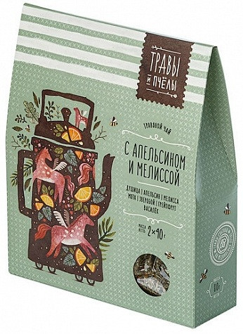 Чай травяной с апельсином и мелиссой