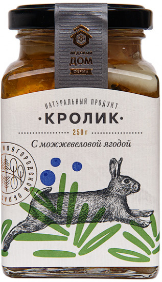 Консервы мясные «Кролик с можжевеловой ягодой»