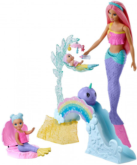Набор игровой «Barbie с маленькими русалочками»