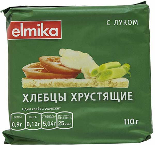 Хлебцы хрустящие с луком | Классические | Elmika