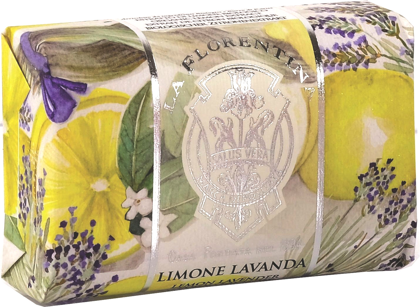 Мыло тосканское ручной работы «Лимон и Лаванда» | La Florentina