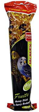 Палочка медовая для попугаев «Фрукты» | Mr.Alex